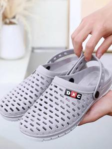 รองเท้าแตะชายหาดแบบสวมสำหรับผู้ชายในช่วงฤดูร้อนปี 2024 รองเท้าแตะแบบสวมแบบสวม EVA พื้นแบนแบบสวมสบายสำหรับกลางแจ้งและชายหาด