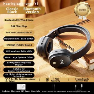 Niye | Exam and Learning Headphones FM Wireless Bluetooth