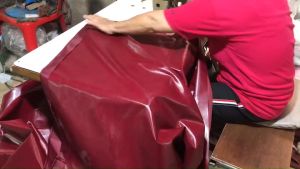 ผ้าใบผ้าเต็นท์เคลือบเงา 2 ชั้นเนื้อผ้าหนา 0.34 m  ขนาดใช้คลุมสิ่งของทั่วไป  3X3  เมตร  540  บาท