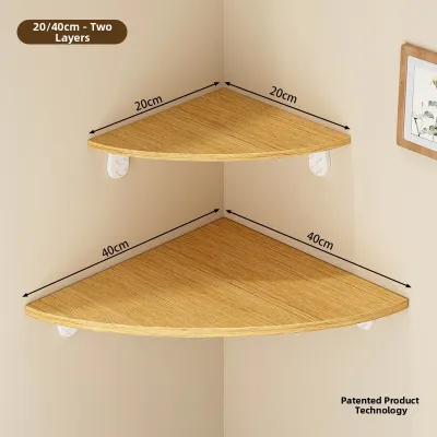 Wall Corner Shelf Multi-functional Drill-free