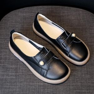 Soft Leather Slip-on Flats