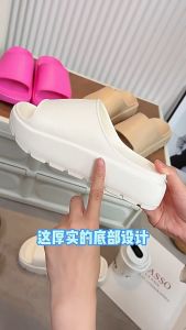 [READY STOCK🇲🇾] ZA 5.5cm High Heels Plain design High Quality EVA Anti-Slip Soft Bottom Rubber Summer Outdoor Heeled Slipper Sandal | Kasut Selipar Tumit Tinggi Perempuan