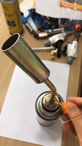 Gas torch Welding Nozzle Heat Flame Gun Bronze Brazing Blow Torch Propane Gas Plumbing