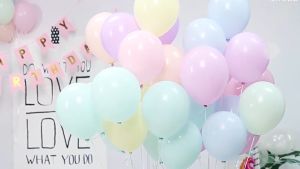 100 Pcs Balon Macaron 5 Inch – Balon Latex Pastel Warna Warni untuk Dekorasi Estetik & Elegan