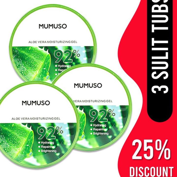 AUTHENTIC MUMUSO ALOE VERA MOISTURIZING GEL 300ML Lazada PH