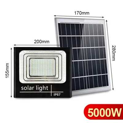 Goldstar solar light outdoor waterproof Street Lamp With Remote flood light solar light promo sale ip67 waterproof
