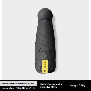 UPF50+ Compact Umbrella for Sun Protection and Rain