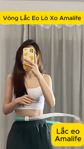 Vòng Lắc Eo Amalife Lò Xo Bọc Nhựa Mềm Bên Ngoài Giảm Vòng Eo Mỡ Bụng Eo Thon Tại Nhà – Vòng Lắc Eo Lò Xo Hãng Amalife