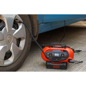 Black+Decker เครื่องสูบลมไร้สาย 18 โวลต์ (ตัวเปล่า) รุ่น BDCINF18N-QS