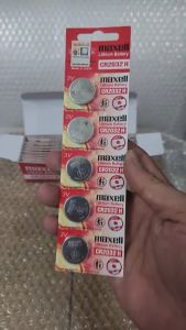 Vỉ 5 viên pin CMOS CR2032 / CR 2032 3V Maxell Lithium dùng cho smartkey remote (Made In Japan)