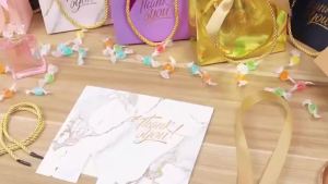 10Pack Small Thank You Gift Bags with Handles 5.5x2.48x4.75 Inch Mini White Gift Bags with Bow Ribbon Tiny Party Favor Bag Bul