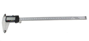Thước Kẹp Kỹ Thuật Số Bằng Thép Không Gỉ 0-150/200/300mm Dụng Cụ Đo Điện Tử Chính Xác Với Màn Hình LCD Cho Thước Đo Mét.
