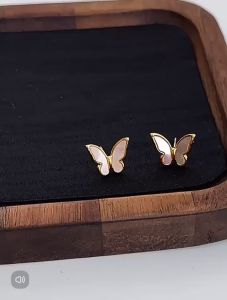 Bông tai nữ Doudou Khuyên tròn Hoa tai dài cá tính phong cách Âu Mỹ sang chảnh thời trang EH026