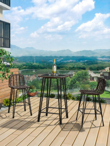 ZIYE | Bar Stool Bistro Set Modern Minimalist