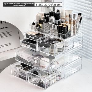 YA JIA LI JIA | Transparent Cosmetic Storage Box