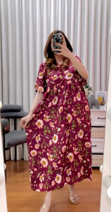 DRESS MAHALINI PANJANG/ DASTER BUSUI/ DASTER KEKINIAN