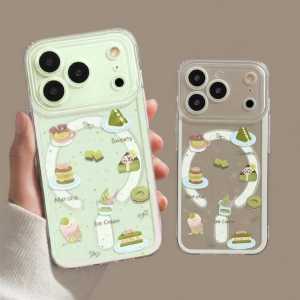 YOUSIDUN | Magnetic Stand Green Cake Style Fresh & Simple Total Enclosure Phone Case