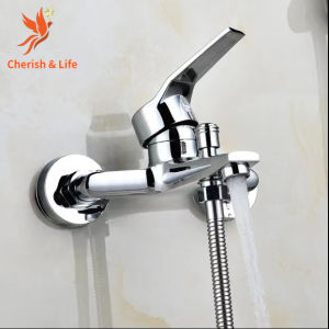 Faucet Stainless Steel Triple Bathtub Hot and Cold Mixing Water Faucet Sink Spray Shower Head Deck Taps Enjoy Shower With Luxury and Elegance with Vermerch Mixer Faucet Stainless Premium Quality for Your Modern Bathroom Design.