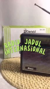 Radio Internasional International F-4250 Portable AC DC ( Listrik atau Baterai ) Mode AM FM SW IBZ