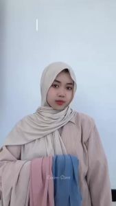 RADEN | HIJAB Daily Hijab Pastel Instan Size L Jilbab Bergo Non Pet Antem Jersey
