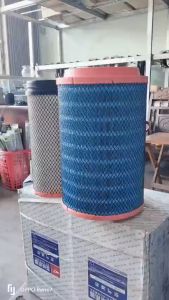 Lọc gió xe tải Howo 371 375 xe khách Weichai giường nằm Jac 5 chân kích thước 28X41 bằng cao su có ruột. Hàng xịn