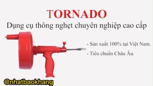 [HCM] Dụng Cụ Thông Tắc Cống Thông Tắc Bồn Cầu Thông Bồn Rửa Chén Thông Ống Thoát Nước TORNADO Lò Xo Dài 8M - Dụng Cụ Thông Cống Nghẹt Chuyên Dụng Siêu Mạnh Độ Bền Cao
