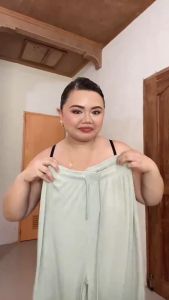 Plus Size 25-43 Women High Waist Straight Leg Pants Icy Silk Cooler Slacks Trousers Square pants