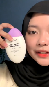 【BPOM】GMEELAN Sunscreen Rose Arbutin Glowing Tabir Surya SPF50 PA++++GMEELAN Cherry Blossom Underarm Whitening Cream+Facetology Triple Care Sunscreen SPF40PA+++ 40ML Light ProtectionBrighteningCalming Triple Car