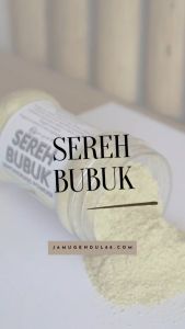 Sereh Bubuk - Lemongrass Powder - High Quality Spices and Herbs Powder by Jamu Gendul 88