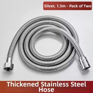 ZEXI | Burst-Resistant Universal Shower Hose Stainless Steel
