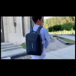 Tas Ransel Laptop UB447 Pria Anti Thief Desain Cangkang Keras Hard Shell EVA Tahan Air Port USB