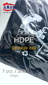 Garbage Bag Garbage Bag Roll Rubbish Bag Office Trash Bags Cleaning Plastic Sampah Plastik Sampah HDPE 垃圾袋