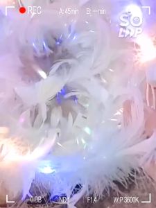 Bando Bidadari LED / Bando Bulu Angsa / Bando LED Cocok Untuk Live Foto Atau Rekaman Tampil Pentas Seni Tari Dan Budaya Dan Pesta