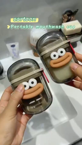 Cartoon Travel Soap and Toothbrush Box Set Portable Soap Box with Lid Mouthwash Cup Set Cute Toothbrush Cup