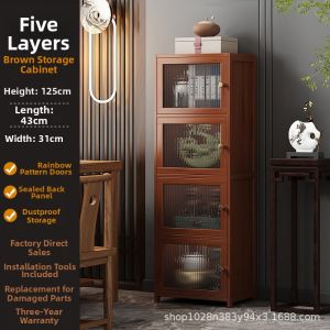 MOLORE | Bamboo Tea Storage Display Rack Multi-layer
