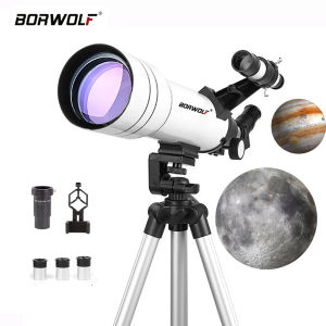 2024 40070 กล้องโทรทรรศน์ดาราศาสตร์ 333 ครั้งความละเอียดสูง Low-Light Night Vision สำหรับกล้อง Stargazing และ Moongazing