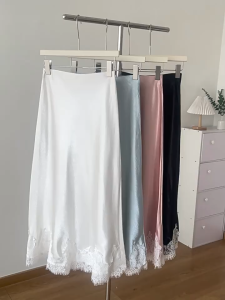 (HÀNG SẴN - HÌNH THẬT) Chân váy satin lụa - Chân váy satin lụa dáng chữ A cao cấp NHIỀU MÀU LỰA CHỌN