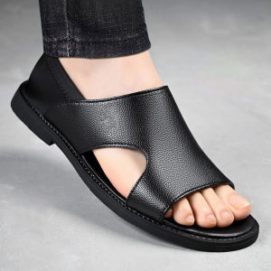 JIFANPAUL | Summer Outdoor Slip-Resistant Durable Mens Thick Sole Beach Sandals