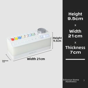 Hense | White Noise LED Display Multi-function Alarm Clock