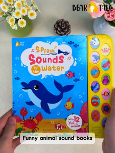 BEAR TALE Marine Animal Button Sound Book for Kids Age 0-3 years Early Education Book with Sea Animals Childrens Audio Book 12 Pages