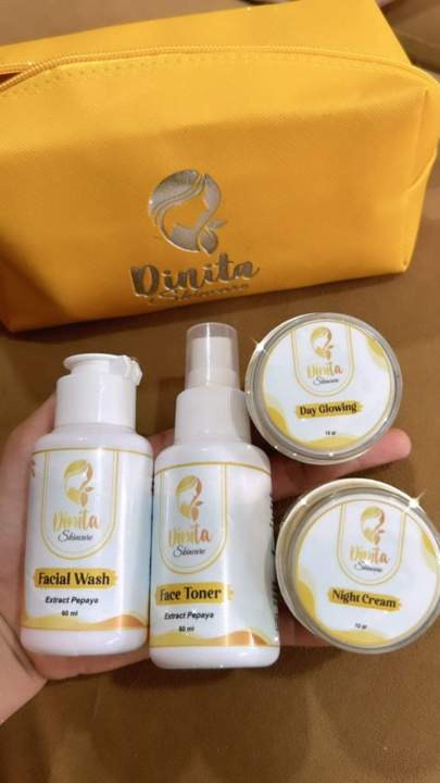 DINITA SKINCARE PAKET EKONOMIS BPOM 100% ORIGINAL