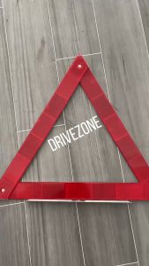 Emergency Early Warning Device Triangle Foldable for Road Safety Stable Metal Bracket