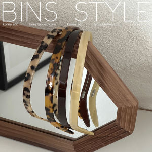 French Vintage Tortoiseshell Chocolate Non-Slip Teeth Eyeglass Hairband Hair Clip Fashionable Jewelry Accessories for Women