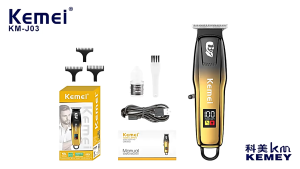 Kemei Alat Cukur Rambut Elektrik Hair Clipper Kemei KM-J03 / KM-J03 Alat Pencukur Kumis Jenggot Professional pemotong rambut Original