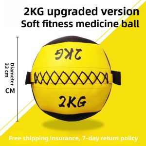 Soft Fitness Yoga Training Ball Non-Elastic Balance Gravity Ball Gymnastics Exercise Equipment Core Stability Medicine Ball