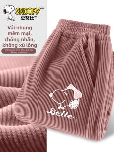 Snoopy | Quần Nhung Ấm Áp Mùa Đông Cho Bé Gái