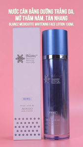 Nước cân bằng dưỡng trắng da mờ thâm nám tàn nhang - Blanc2 Medicated Whitening Face Lotion 130ml