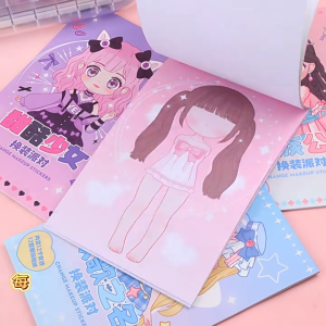 Bộ Sách Sticker Thời Trang Công chúa- Bé Gái Thay Đồ Dán Nhiều Lần – Hình Anime Dễ Thương Mới Nhất 2025