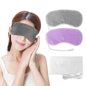 Suolaer Heated Eye Mask for Sleeping USB Heated Eye Mask Warm Steam Dry Eye Mask Electric Temperature Heating Hot Eye Mask