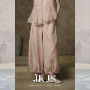 JK&JS | Quần Culottes Lỏng Thiết Kế Ren Tencel